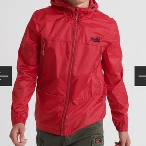 New Superdry Men's Windbreaker Anorak Raincoat XL